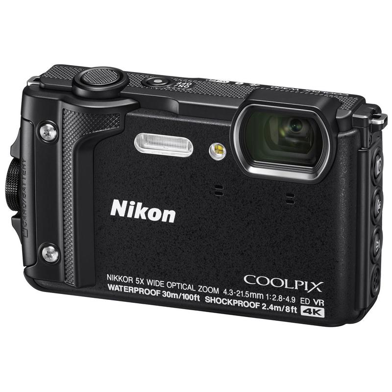 Nikon ニコンCOOLPIX W300 Câmera Nikon Coolpix W300 Wifi Gps À Prova D'água - Preta - Câmera